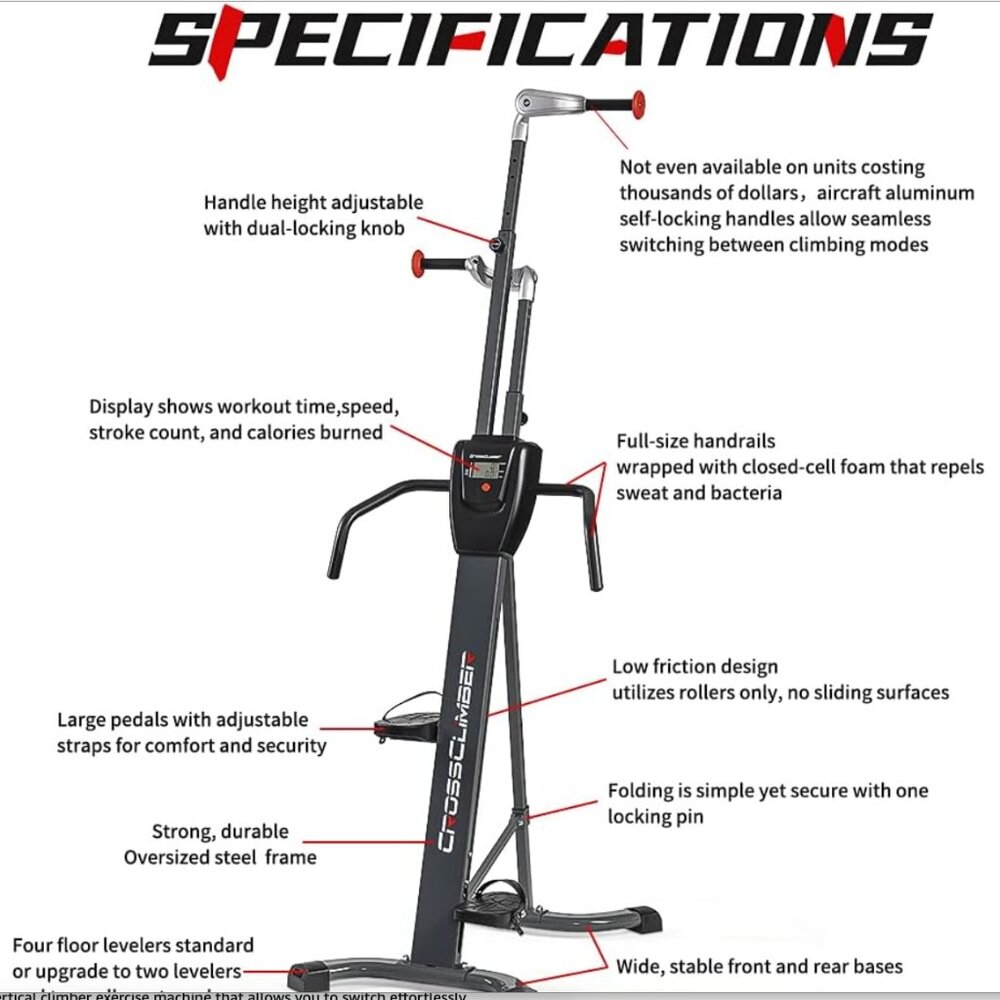 Climber workout machine - Picture 5 of 7